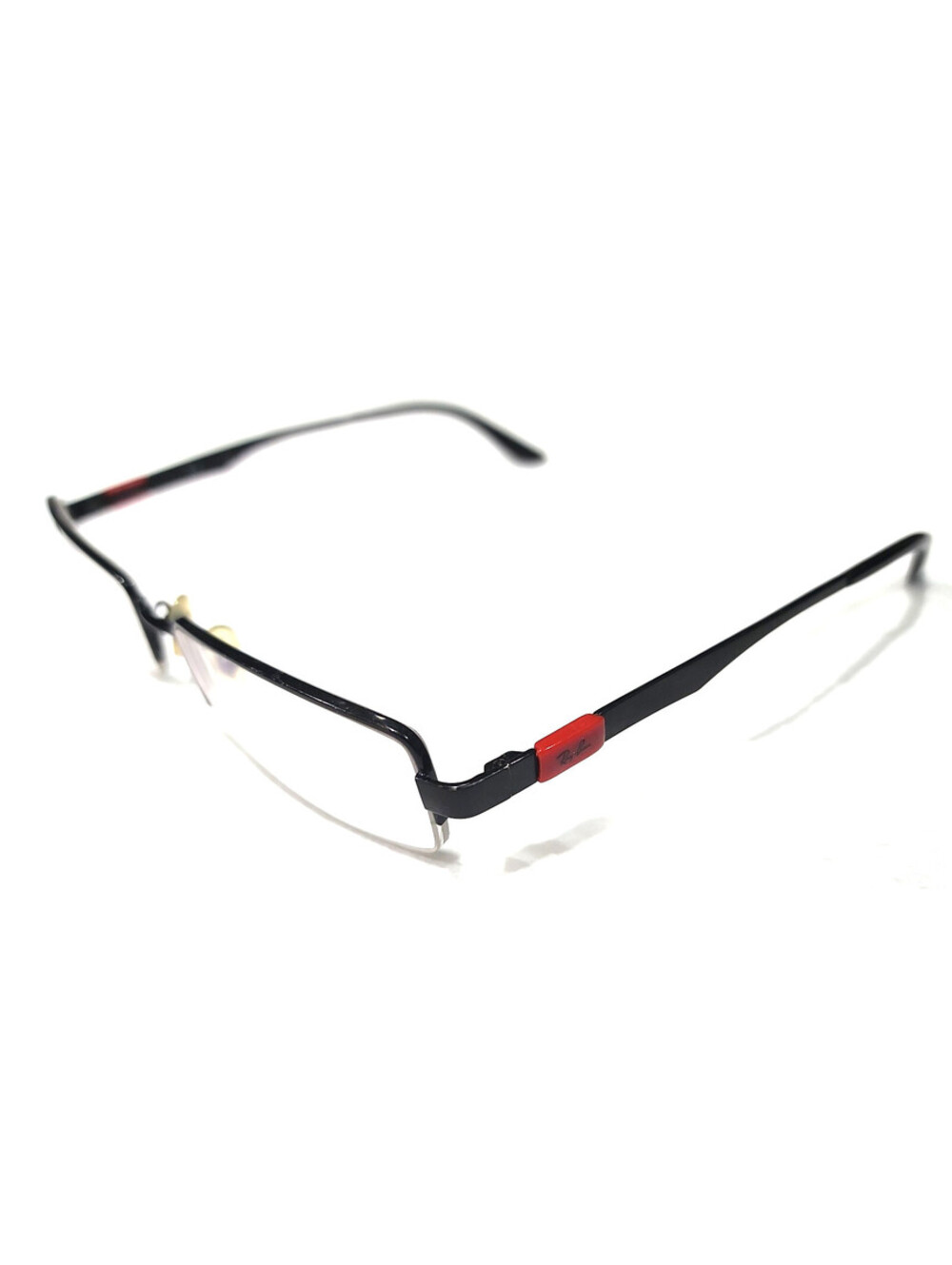 Ray Ban RB6156 2502 Black Metal Rectangle Eyeglasses 52-17 140